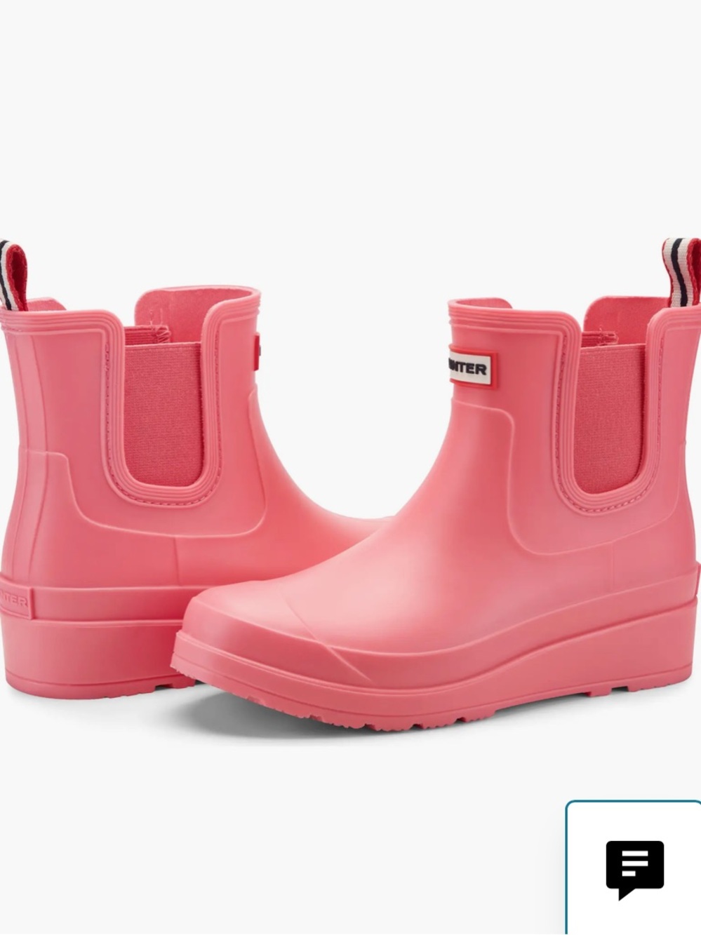 Pink Hunter Rain Boots